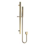 Nuie Windon Brushed Brass Shower Slide Rail Kit