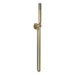 Nuie Brushed Brass Shower Handset Kit Round