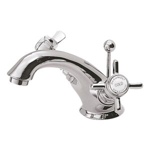 Nuie Alderton Chrome Mono Basin Mixer with Pop Up Waste