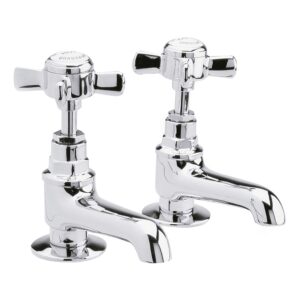 Nuie Alderton Chrome Basin Taps