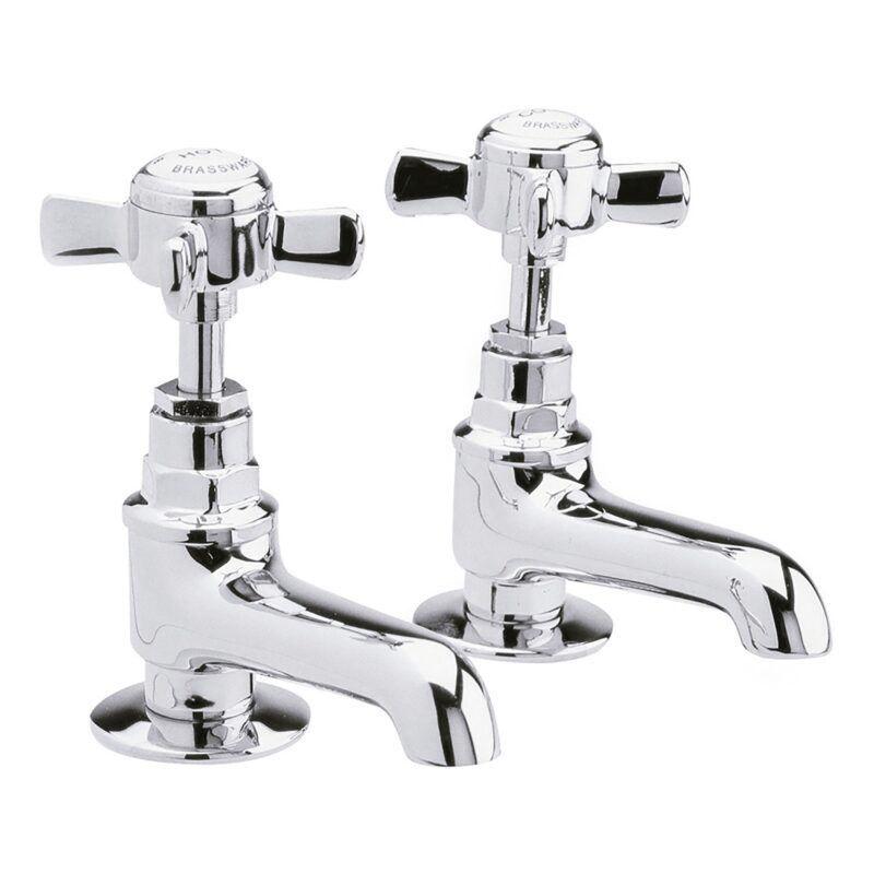 Nuie Alderton Chrome Basin Taps