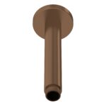 Nuie 160mm Round Brushed Bronze Ceiling Shower Arm