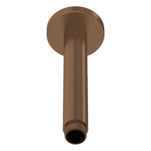 Nuie 160mm Round Brushed Bronze Ceiling Shower Arm