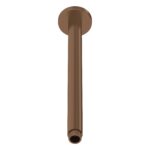 Nuie 310mm Round Brushed Bronze Ceiling Shower Arm