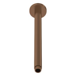 Nuie 310mm Round Brushed Bronze Ceiling Shower Arm