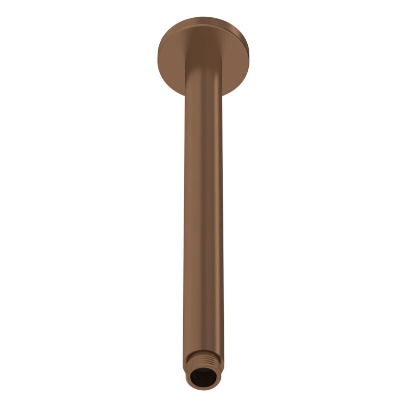 Nuie 310mm Round Brushed Bronze Ceiling Shower Arm Nuie 310mm Round Brushed Bronze Ceiling Shower Arm