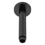 Nuie Matt Black Ceiling Shower Arm 160mm