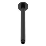 Nuie Matt Black Ceiling Shower Arm 310mm
