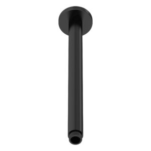 Nuie Matt Black Ceiling Shower Arm 310mm