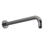 Nuie Round Brushed Pewter Wall Shower Arm