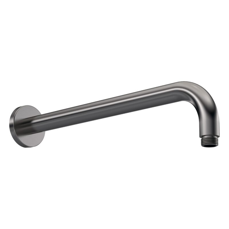 Nuie Round Brushed Pewter Wall Shower Arm Nuie Round Brushed Pewter Wall Shower Arm
