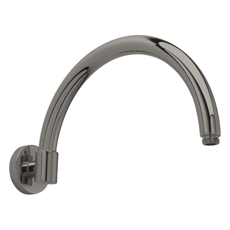 Nuie Brushed Pewter Curved Wall Shower Arm Nuie Brushed Pewter Curved Wall Shower Arm