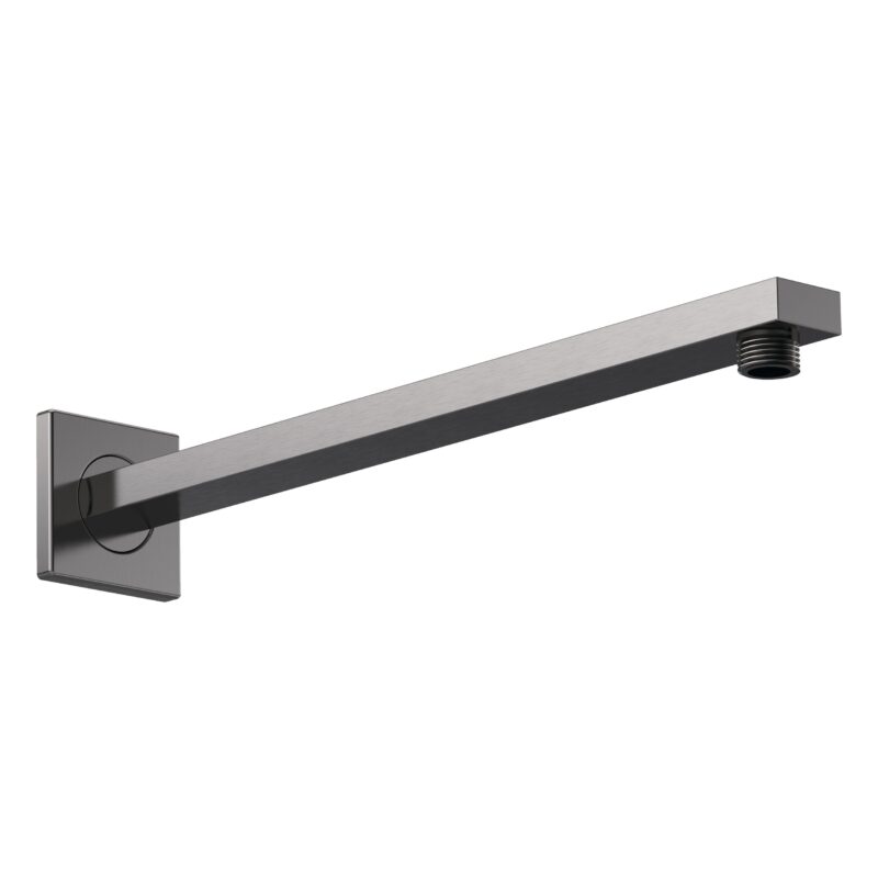 Nuie Brushed Pewter Rectangular Shower Arm Nuie Brushed Pewter Rectangular Shower Arm