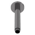 Nuie 160mm Round Brushed Pewter Ceiling Shower Arm