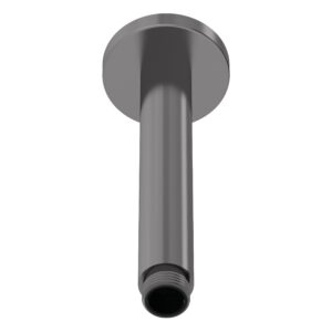 Nuie 160mm Round Brushed Pewter Ceiling Shower Arm