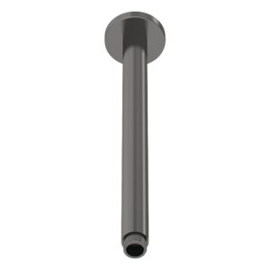 Nuie 310mm Round Brushed Pewter Ceiling Shower Arm