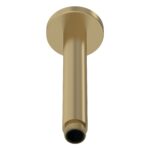 Nuie Brushed Brass Ceiling Shower Arm 160mm