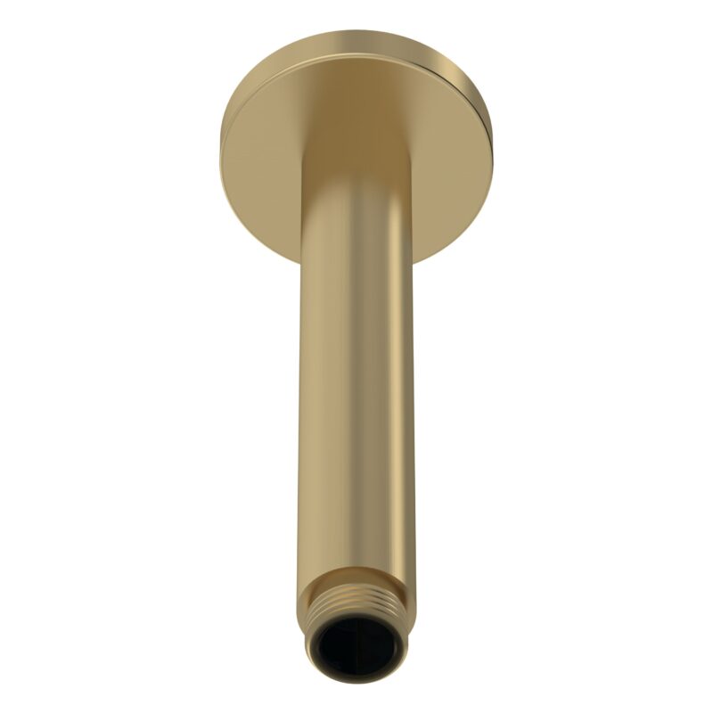 Nuie Brushed Brass Ceiling Shower Arm 160mm Nuie Brushed Brass Ceiling Shower Arm 160mm