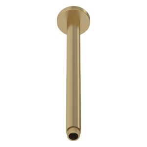 Nuie Brushed Brass Ceiling Shower Arm 310mm
