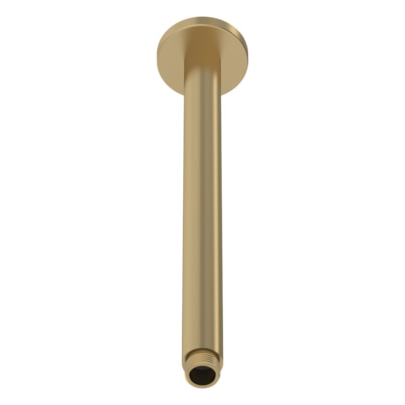 Nuie Brushed Brass Ceiling Shower Arm 310mm Nuie Brushed Brass Ceiling Shower Arm 310mm