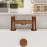 Nuie Arvan Brushed Bronze Bath Filler