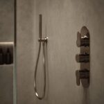 Nuie Arvan Brushed Bronze Triple Thermostatic Shower Valve with Diverter