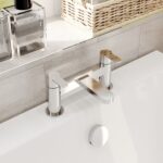 Nuie Arvan Chrome Deck Mounted Bath Filler Tap