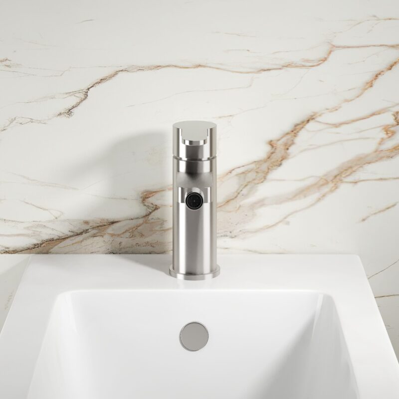 Nuie Arvan Chrome Bidet Mixer & Pop Up Waste