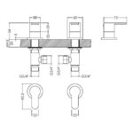 Nuie Arvan Chrome 3/4" Side Valves