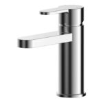 Nuie Arvan Mini Basin Mixer with Push Button Waste