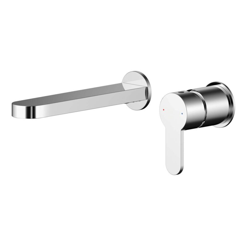 Nuie Arvan Chrome 2 Hole Wall Basin Mixer Tap Nuie Arvan Chrome 2 Hole Wall Basin Mixer Tap