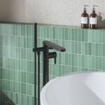 Nuie Arvan Matt Black Freestanding Bath Shower Mixer