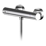 Nuie Arvan Chrome Thermostatic Bar Shower Valve