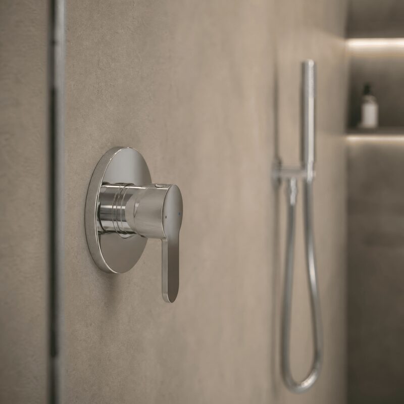 Nuie Arvan Chrome Manual Shower Valve