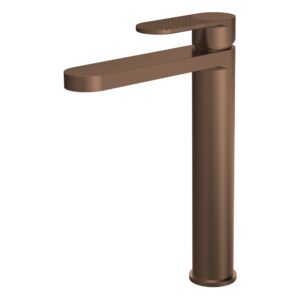Nuie Cyprus Brushed Bronze High Rise Mono Basin Mixer