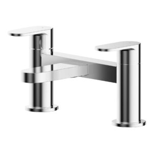 Nuie Binsey Chrome Deck Mounted Bath Filler