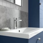Nuie Binsey Chrome Mono Basin Mixer with Push Button Waste