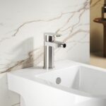 Nuie Binsey Chrome Mono Bidet Mixer & Pop Up Waste