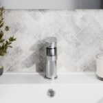 Nuie Binsey Mono Basin Mixer with Push Button Waste
