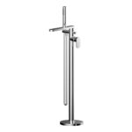 Nuie Binsey Chrome Freestanding Bath Shower Mixer
