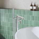 Nuie Binsey Chrome Freestanding Bath Shower Mixer