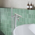 Nuie Cyprus Chrome Freestanding Bath Shower Mixer