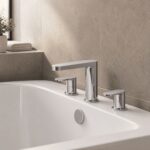 Nuie Binsey Chrome 3 Tap Hole Deck Mounted Bath Filler