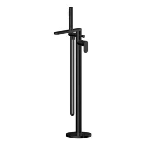 Nuie Binsey Freestanding Matt Black Bath Shower Mixer