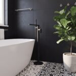 Nuie Binsey Freestanding Matt Black Bath Shower Mixer