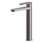 Nuie Binsey Brushed Pewter High Rise Mono Basin Mixer