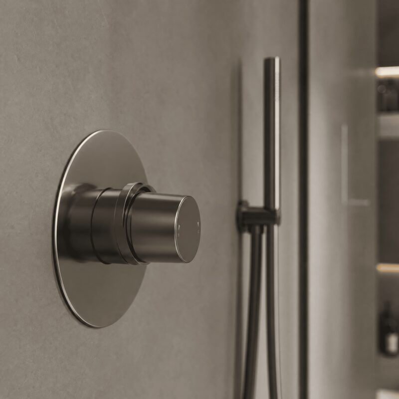 Nuie Binsey Chrome Thermostatic Temperature Control Valve