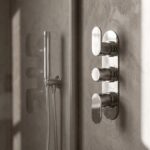Nuie Binsey Chrome Triple Control Dual Outlet Thermostatic Shower Valve