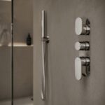 Nuie Binsey Chrome Triple Control Dual Outlet Thermostatic Shower Valve