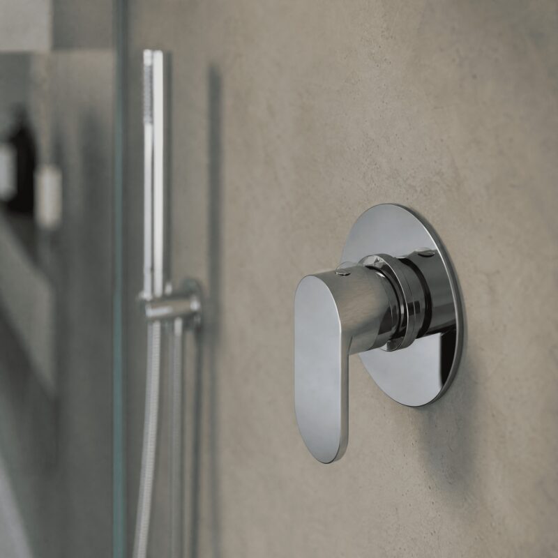 Nuie Binsey Chrome Concealed 2-3-4 Way Diverter